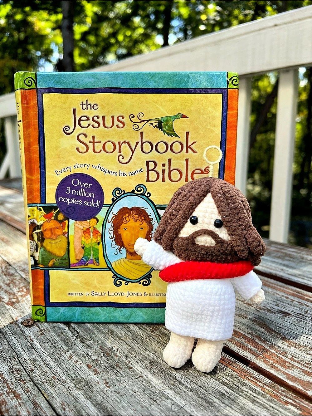 Handmade Crochet Jesus Plush Doll – Amigurumi Christian Gift, Religious Decor